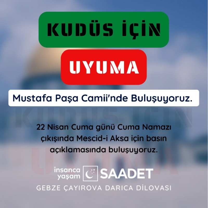 Kudüs için uyuma