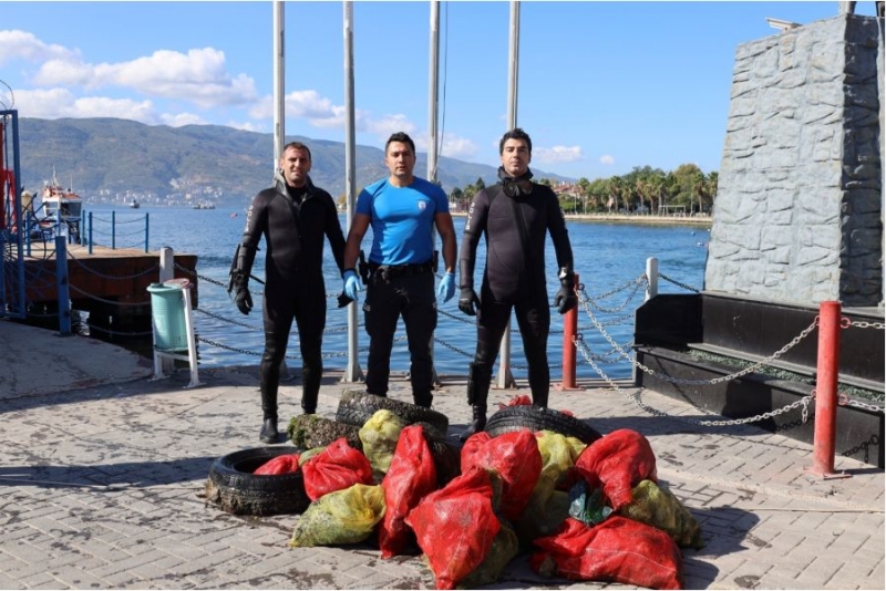 172 kilo atık toplandı