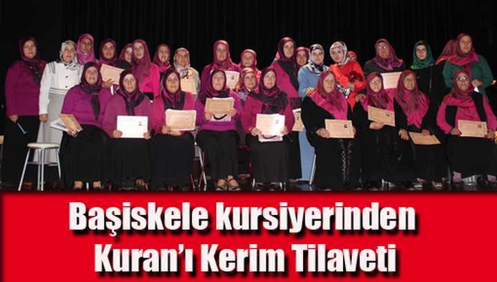 Başiskele kursiyerinden Kuran’ı Kerim Tilaveti