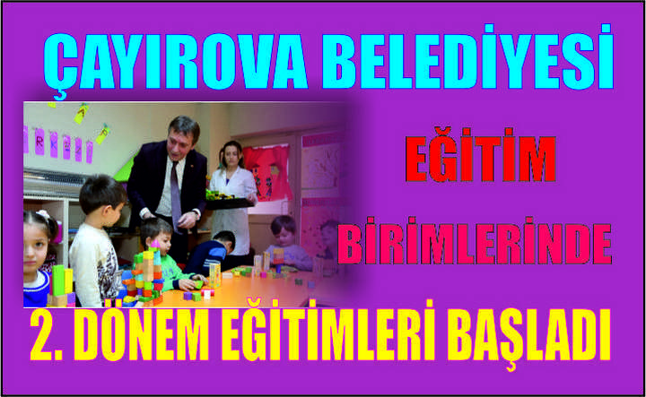 2. Dönem Eğitimleri Başladı 