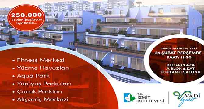 26 daire satışa çıkıyor