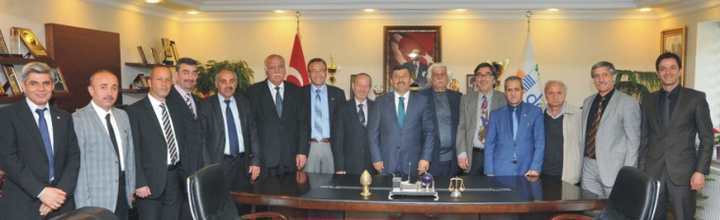 Muhtarlar Karabacak'ı Tebrik Etti