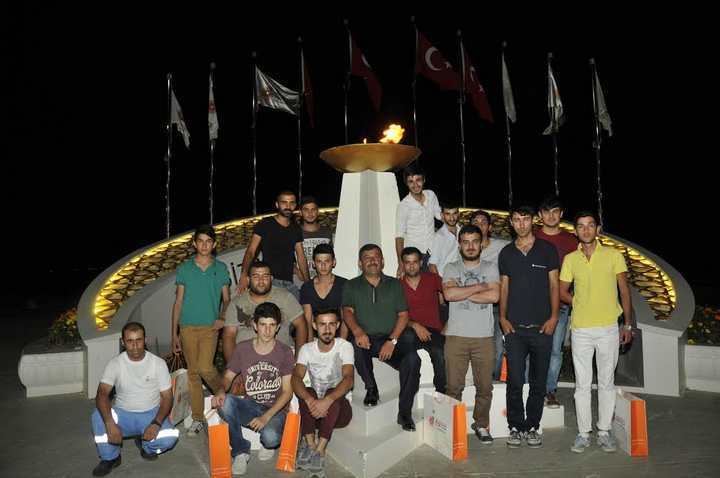 KARABACAK GENÇLERLE BULUŞTU