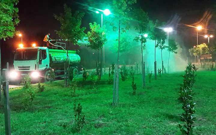 Ağaçlar susuz kalmıyor
