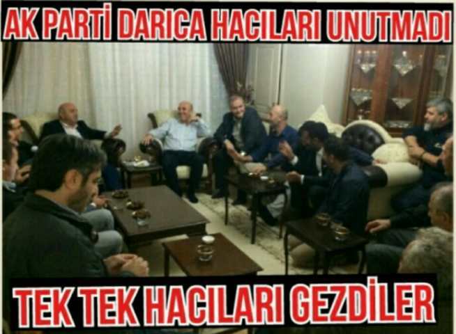 AK PARTİ DARICA HACILARI UNUTMADI