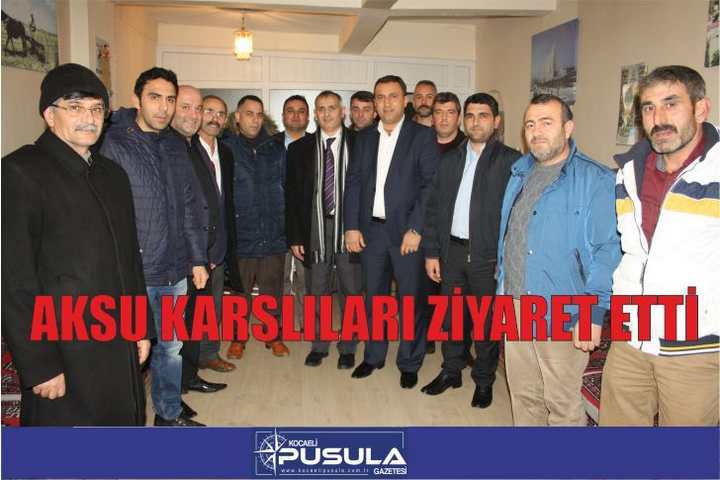 AKSU KARS’LILARI ZİYARET ETTİ