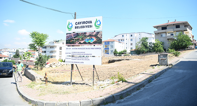Atatürk Mahallesi’ne yeni park