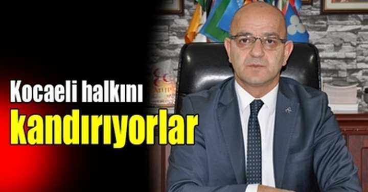 Aydın Ünlü: “ Kocaeli halkını kandırıyorlar