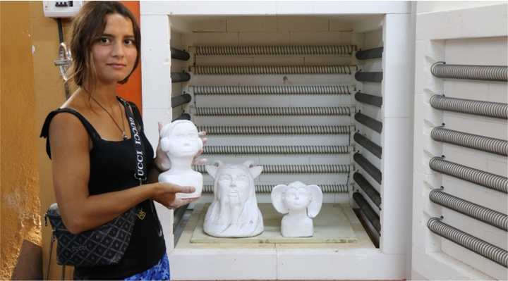 Aysel’in seramikteki yeteneği büyülüyor