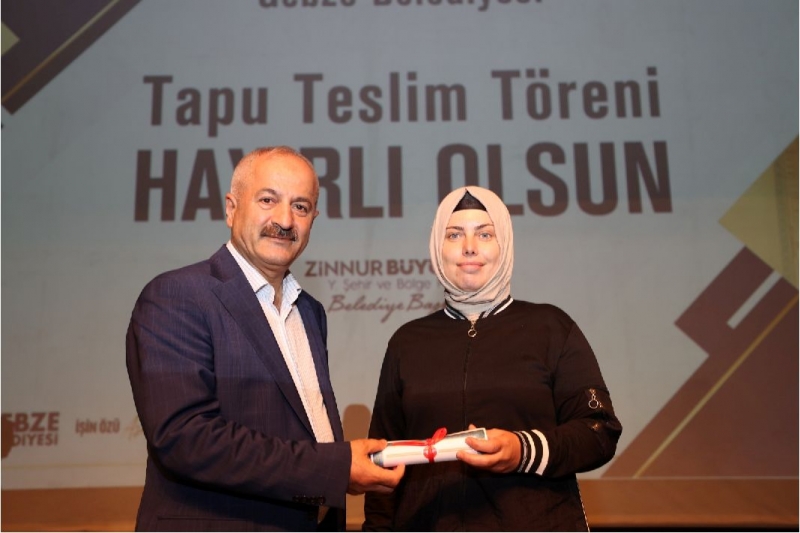 Balçık ve Denizli’de tapular dağıtıldı.