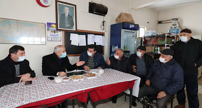 Başkan Büğyükgöz’den köylere çıkartma