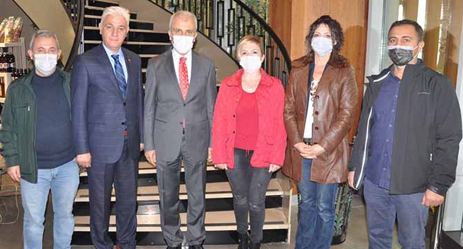 BAŞKAN ÇEKER’DEN BAŞHEKİM TUNÇ’A TEŞEKKÜR