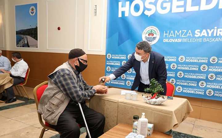 Başkan Şayir, vatandaşı dinliyor! 