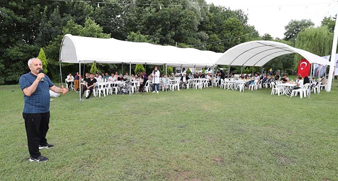 Belediye personeli piknikte stres attı