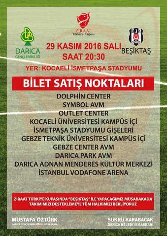 BEŞİKTAŞ MAÇI BİLETLERİ SATIŞTA