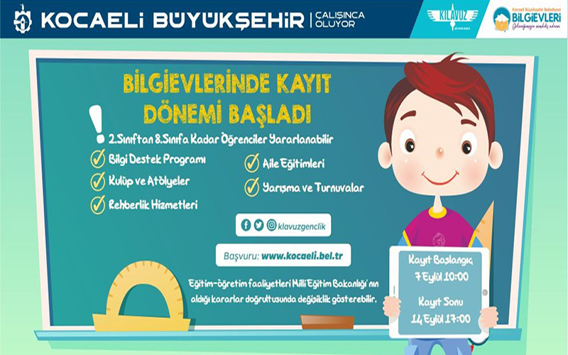 Bilgievleri’nde yeni dönem başlıyor