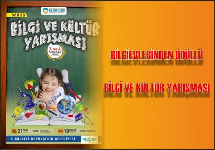 Bilgievlerinden ödüllü Bilgi ve Kültür Yarışması