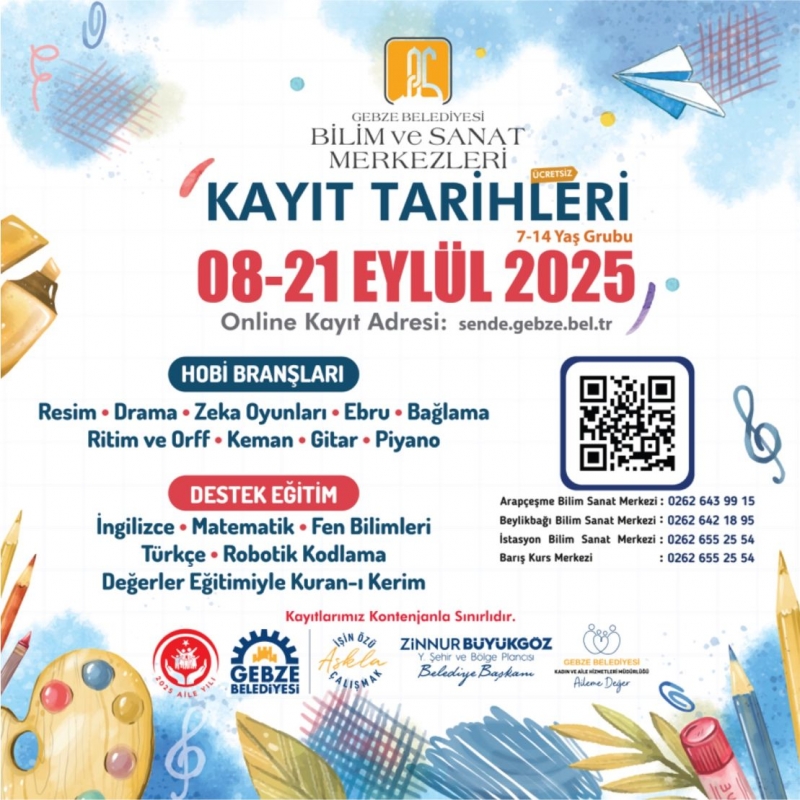  Bilim ve Sanat Merkezi Kayıtları Başladı