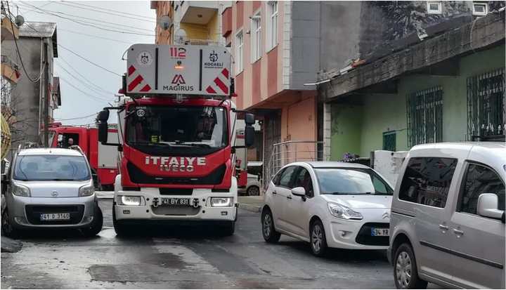 Bir evde daha yangın!