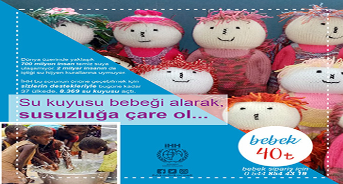 'BİZ BEBEKLER'' PROJESİYLE TANZANYA'DA SU KUYUSU