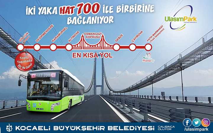 Bu hat Kocaeli’nin iki yakasını birleştirecek