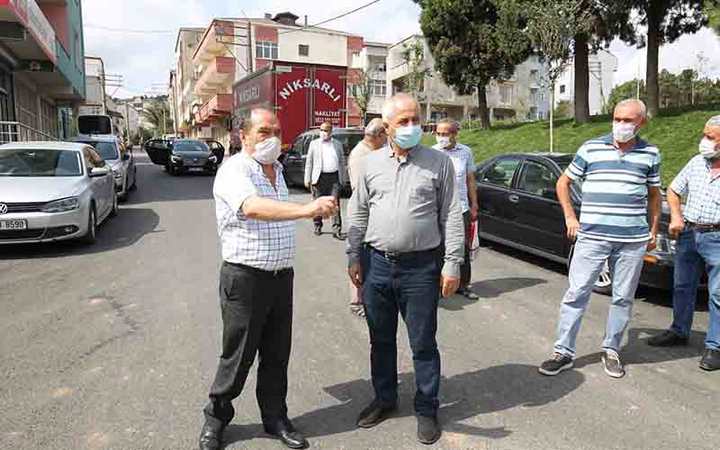 Büyükgöz sahada denetimde