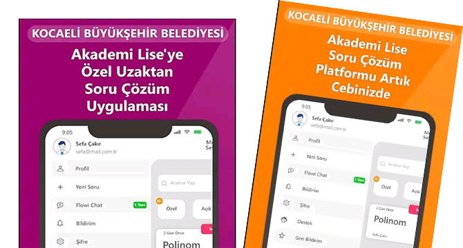 Büyükşehirden uzaktan soru çözme uygulaması