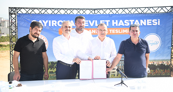 Çayırova Devlet Hastanesi’nin yer teslimi tamam