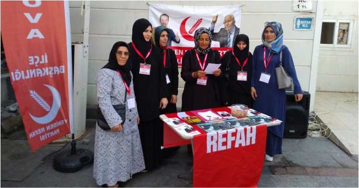 ÇAYIROVA REFAH'LI KADINLAR HAYIR DEDi