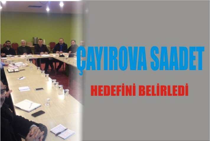 ÇAYIROVA SAADET HEDEFİNİ BELİRLEDİ