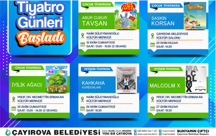 Çayırova’da Tiyatro Günleri Başladı