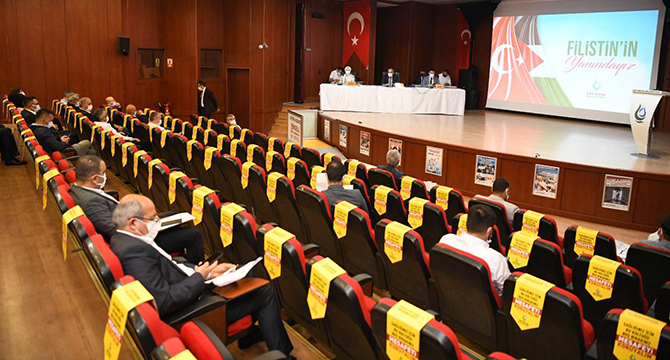 Çayırova’dan Filistin’e destek, İsrail’e lanet