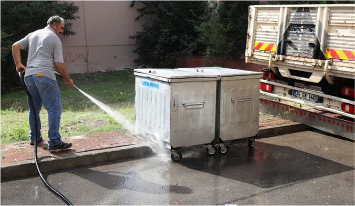 Çöp konteynerleri yenileniyor