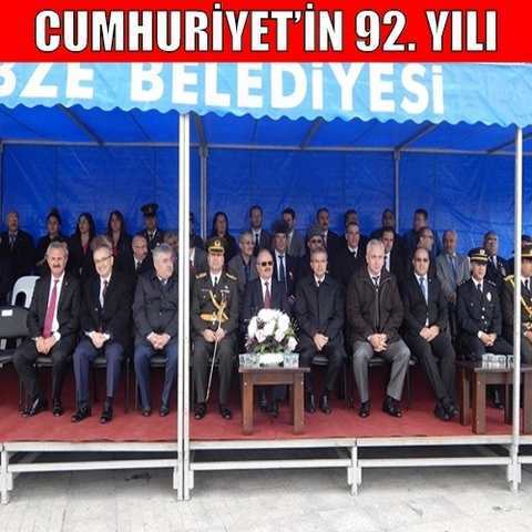 CUMHURİYET’İN 92. YILI GEBZE’DE ÇOŞKUYLA KUTLANDI