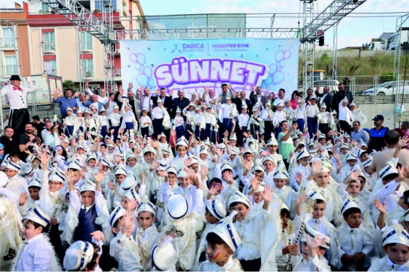 Darıca’da 850 çocuk sünnet oldu