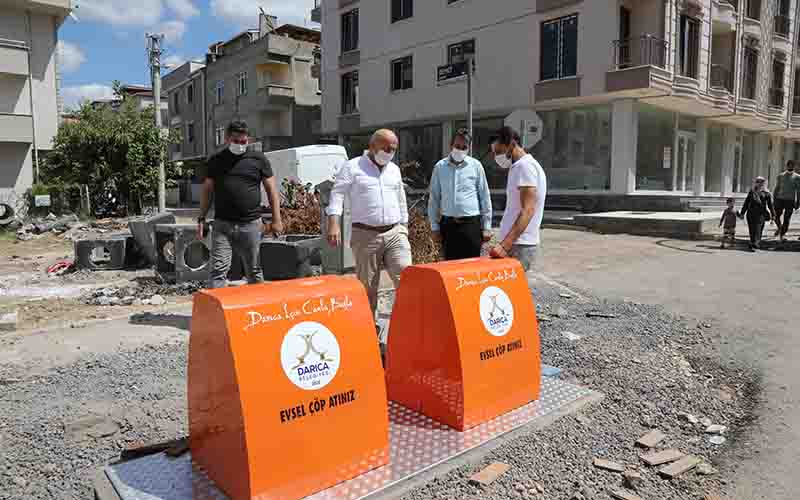 Darıca’da çöpler yer altına alınıyor