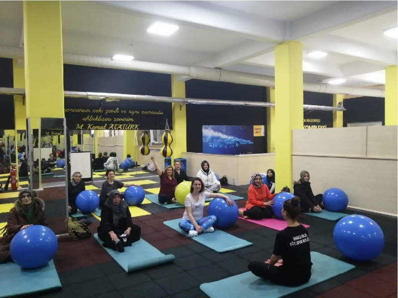 Darıcalı kadınlar için pilates dersleri