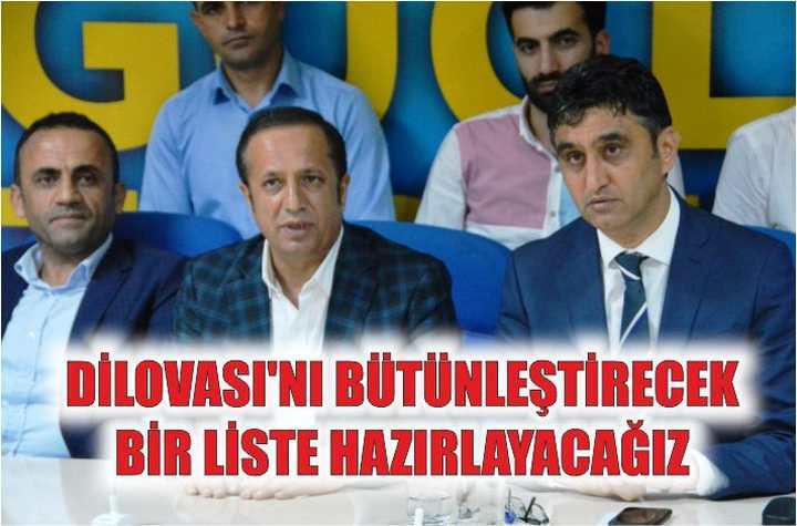 Dilovası'nı bütünleştirecek bir liste hazırlayacağız