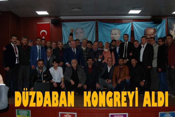 DÜZDABAN KONGREYİ ALDI