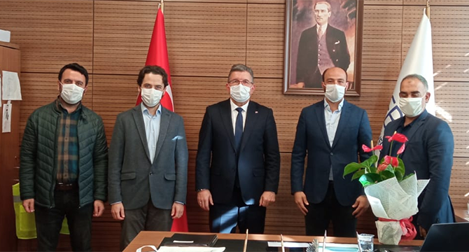 Eğitim-Bir-Sen'den YILDIRIM'a hayırlı olsun ziyareti