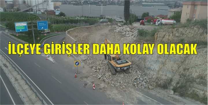 Eynerce Kavşağı ile Yavuz Sultan Selim Caddesi birleşiyor