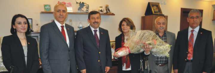 Hamşioğlu, Karabacak’ı Ziyaret Etti