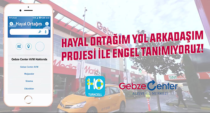 Gebze Center AVM, artık engelsiz…