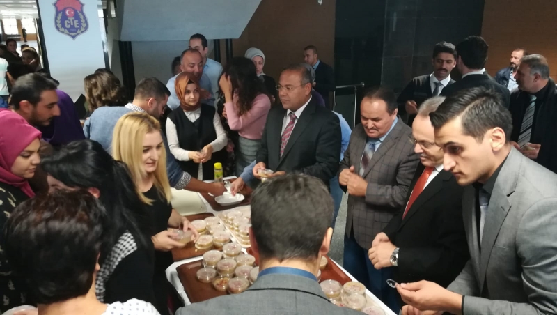 Gebze Denetimli Serbestlik Müdürlüğünde Aşure dağıtıldı.