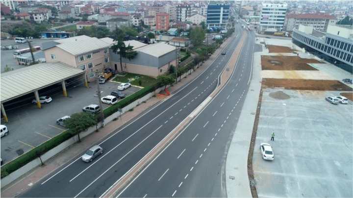 Gebze Isıkgöl Caddesi yenilendi