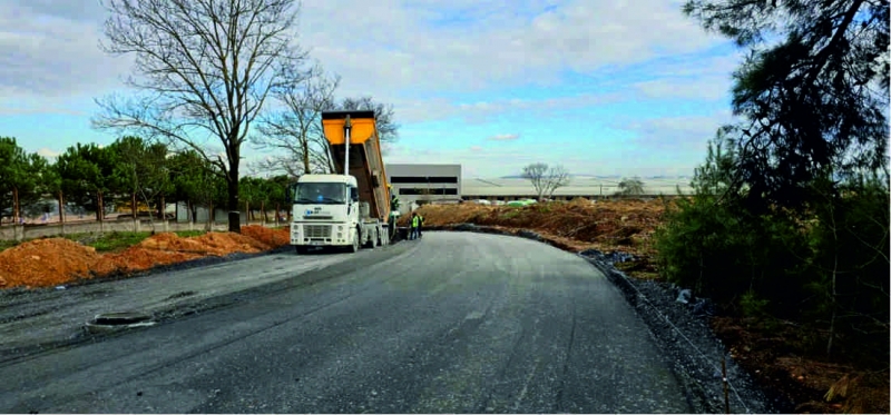 Gebze Millet Bahçesinin çevre yolları yapılıyor