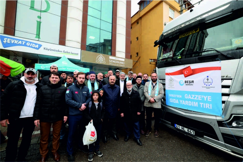 GEBZE SEMERKAND’DAN GAZZE’YE YARDIM TIRI