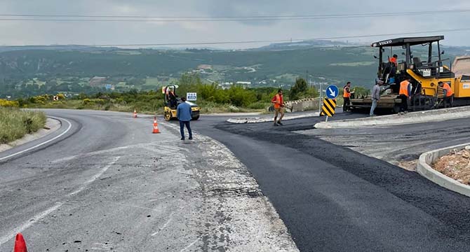 Gebze Tavşanlı’da yol konforu arttırılıyor