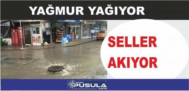 GEBZE YAĞMURDA GÖLE DÖNDÜ