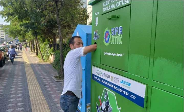 Gebze’de 50 ton atık geri dönüşüme